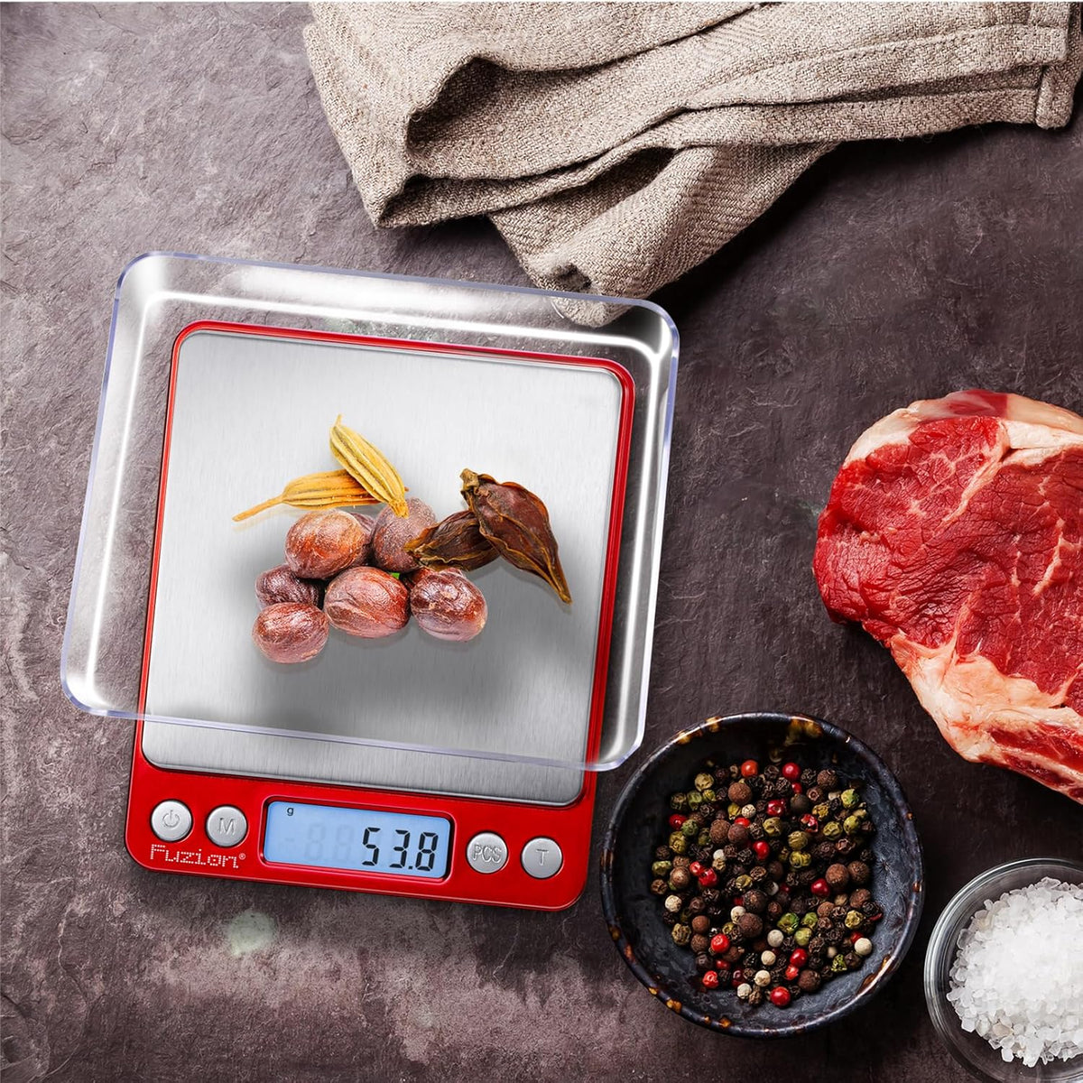 Small Gram Scale 3000g, Digital Kitchen Food Scale, Gram and Ounce