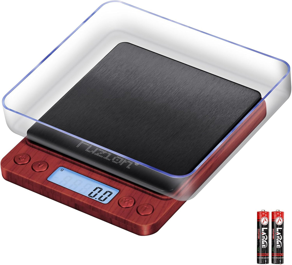 Small Gram Scale 3000g, Digital Kitchen Food Scale, Gram and Ounce
