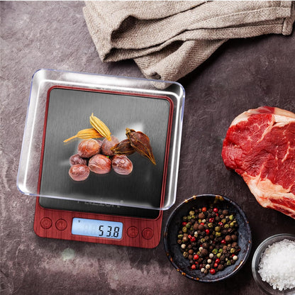Small Gram Scale 3000g, Digital Kitchen Food Scale, Gram and Ounce