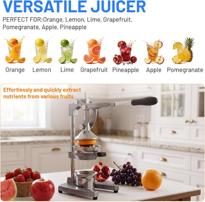 Cast Iron Juicer,Manual Juicer Hand Press,Professional Citrus Juicer
