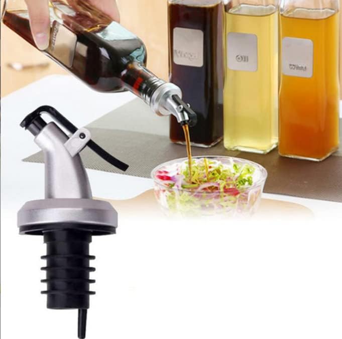 5 Pack Oil Spouts, Olive Oil Vinegar Bottle Stopper Dispenser | Leakproof Bottle Spouts for Oil, Vinegar, Olive Oil, Salad, Wine, Etc
