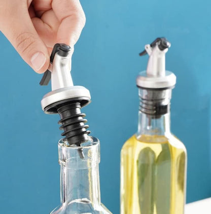 5 Pack Oil Spouts, Olive Oil Vinegar Bottle Stopper Dispenser | Leakproof Bottle Spouts for Oil, Vinegar, Olive Oil, Salad, Wine, Etc