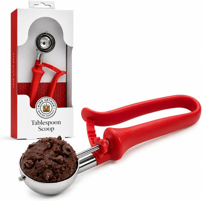 Baking Company 2-Tablespoon Cookie Scoop Dough Portions for Large Drop Cookies, Biscuits, Pancakes, and Whoopie Pies