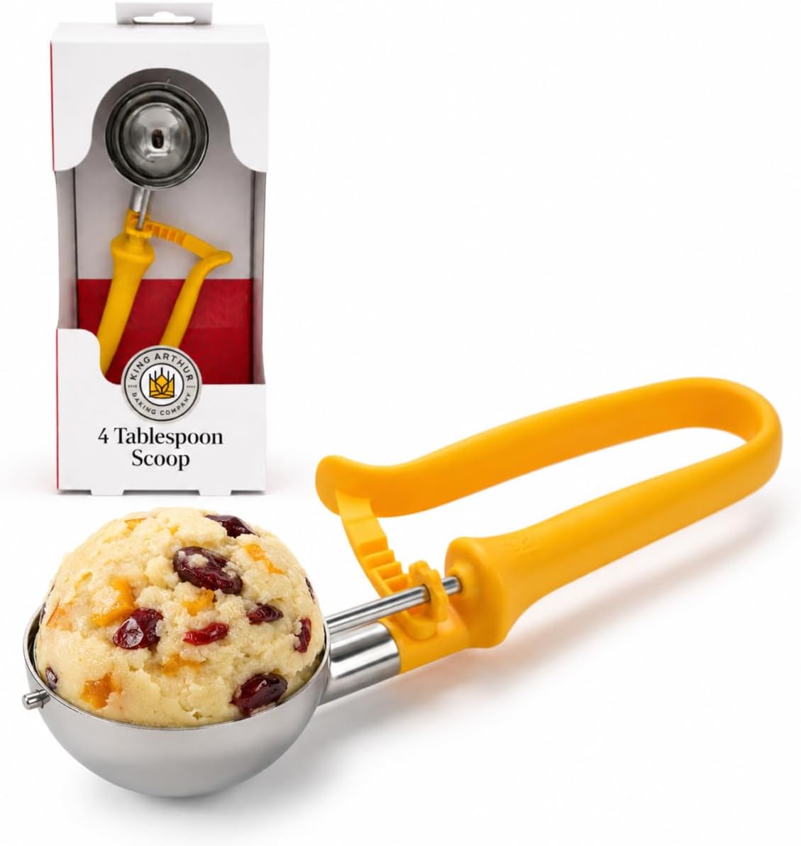 Baking Company 2-Tablespoon Cookie Scoop Dough Portions for Large Drop Cookies, Biscuits, Pancakes, and Whoopie Pies