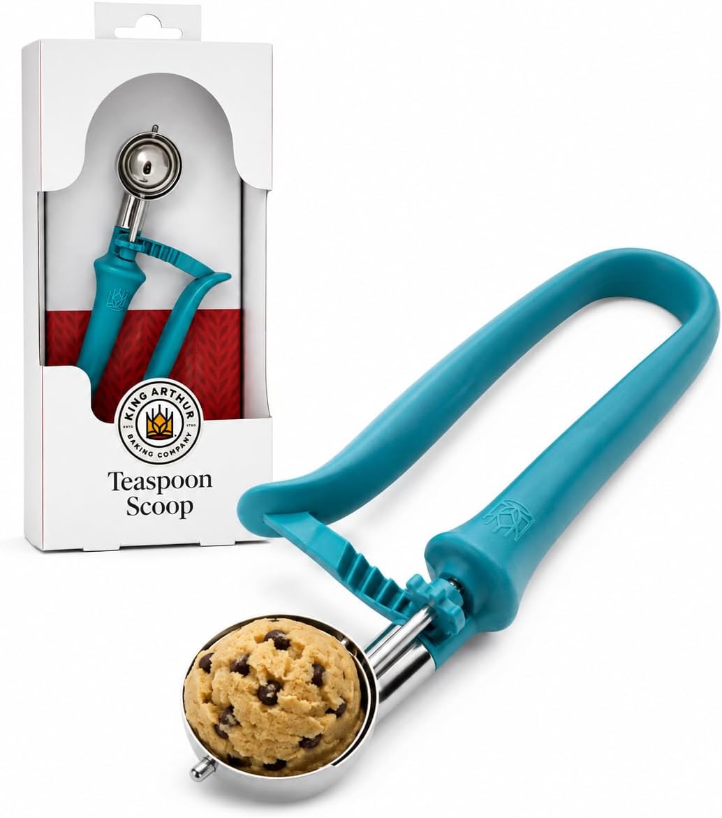 Baking Company 2-Tablespoon Cookie Scoop Dough Portions for Large Drop Cookies, Biscuits, Pancakes, and Whoopie Pies