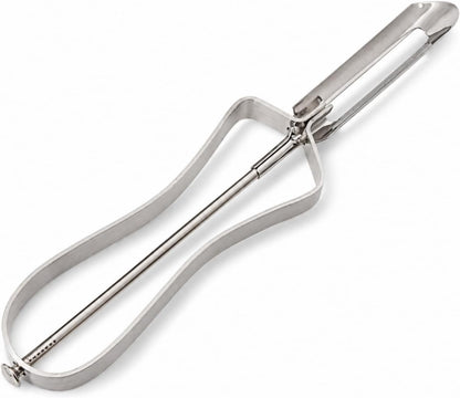 Stainless Steel Potato Peeler, Old Fashioned Vegetable Peeler, Thin Peel Fruit and Veggie Peeler for Potatoes, Carrots, Apples, Cucumbers, Dishwasher Safe Kitchen Tool, Silver