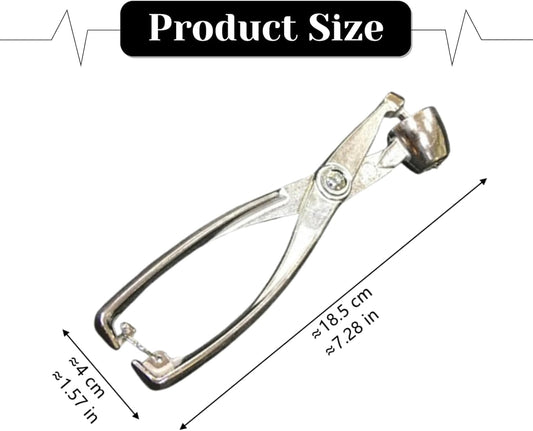 1 Pcs Cherry Pitter Professional Heavy Duty Alloy Olive Pitter Cherry Seed Remover for Home Kitchen Making Jam, Silver