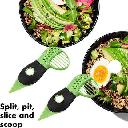 2 PCS Avocado Slicer Professional Avocado Peeler Avocado Cutter Multifunctional 3 In 1 Avocado Slicer Tool Avocado Cutter and Scooper for Guacamole Fruit and Vegetable