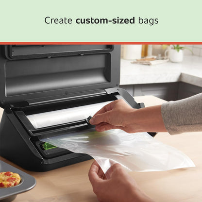 Custom Length Vacuum Sealer Bags Multipack, 5 Count Rolls for Airtight Food Storage and Sous Vide - Compatible with , 8 (2 Pack) and 11 (3 Pack)