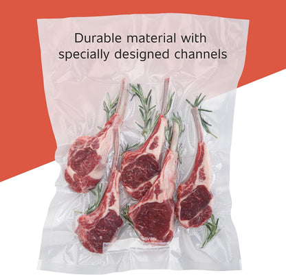 Custom Length Vacuum Sealer Bags Multipack, 5 Count Rolls for Airtight Food Storage and Sous Vide - Compatible with , 8 (2 Pack) and 11 (3 Pack)