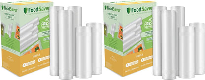 Custom Length Vacuum Sealer Bags Multipack, 5 Count Rolls for Airtight Food Storage and Sous Vide - Compatible with , 8 (2 Pack) and 11 (3 Pack)