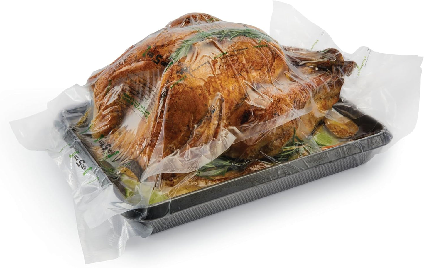Custom Length Vacuum Sealer Bags Multipack, 5 Count Rolls for Airtight Food Storage and Sous Vide - Compatible with , 8 (2 Pack) and 11 (3 Pack)