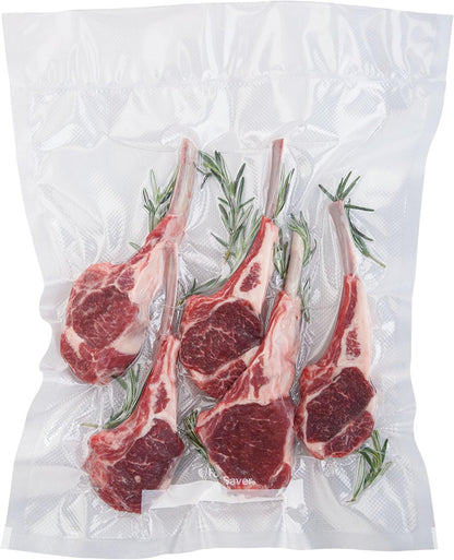 Custom Length Vacuum Sealer Bags Multipack, 5 Count Rolls for Airtight Food Storage and Sous Vide - Compatible with , 8 (2 Pack) and 11 (3 Pack)