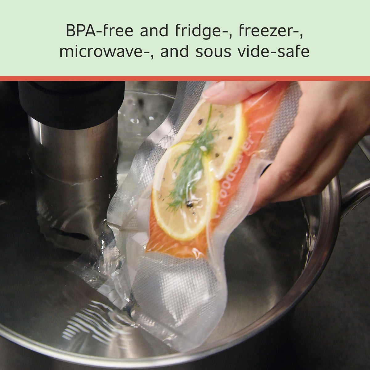 Custom Length Vacuum Sealer Bags Multipack, 5 Count Rolls for Airtight Food Storage and Sous Vide - Compatible with , 8 (2 Pack) and 11 (3 Pack)