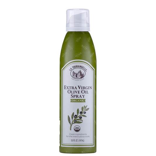 Organic Extra Virgin Olive Oil Spray, Cold-Pressed, All-Natural, Artisanal, Great for Cooking, Sauteing, Grilling, 5 Fl Oz