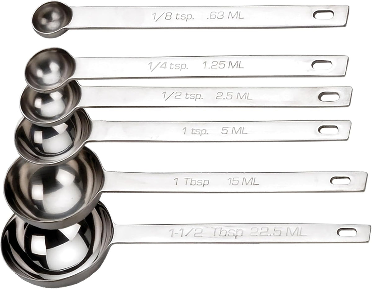 Endurance Kitchen Collection Open Stock Measuring Spoon, Stainless Steel, Dishwasher Safe, 0.5-Teaspoon