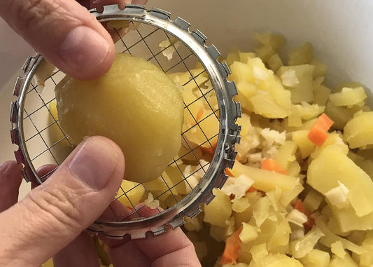 Potato cutter, stainless steel manual potato chopper, egg slicer, egg chopper