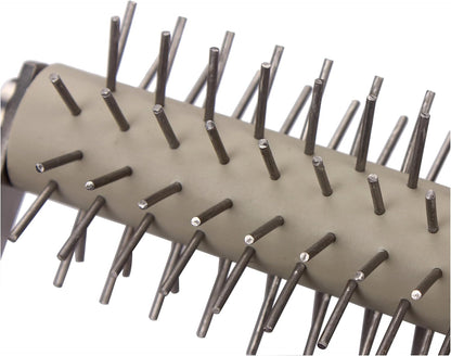 Handle Roller Docker Stainless Steel Pizza Dough Docker For Homemade Pizza Cake Pie Bread Pastry Baking Tool