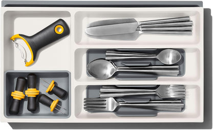 Good Grips Kitchen Drawer, Expandable Utensil Organizer, White