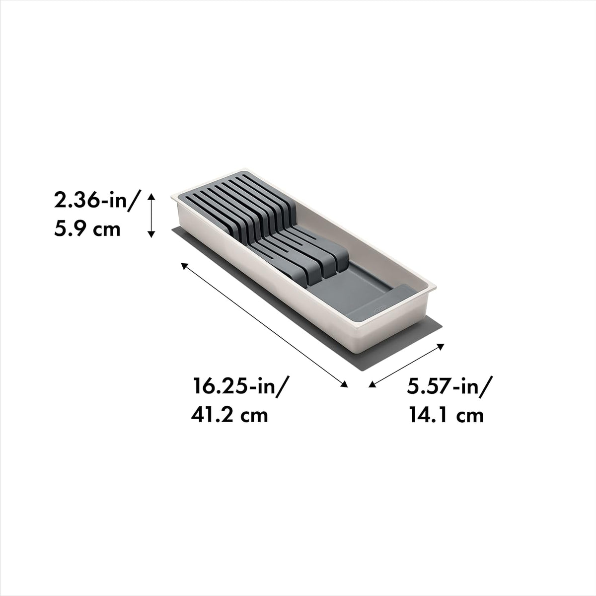 Good Grips Kitchen Drawer, Expandable Utensil Organizer, White
