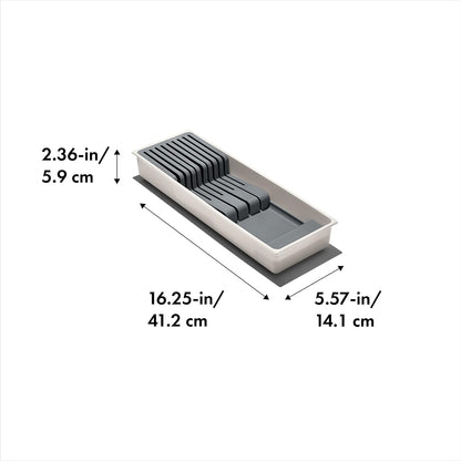 Good Grips Kitchen Drawer, Expandable Utensil Organizer, White