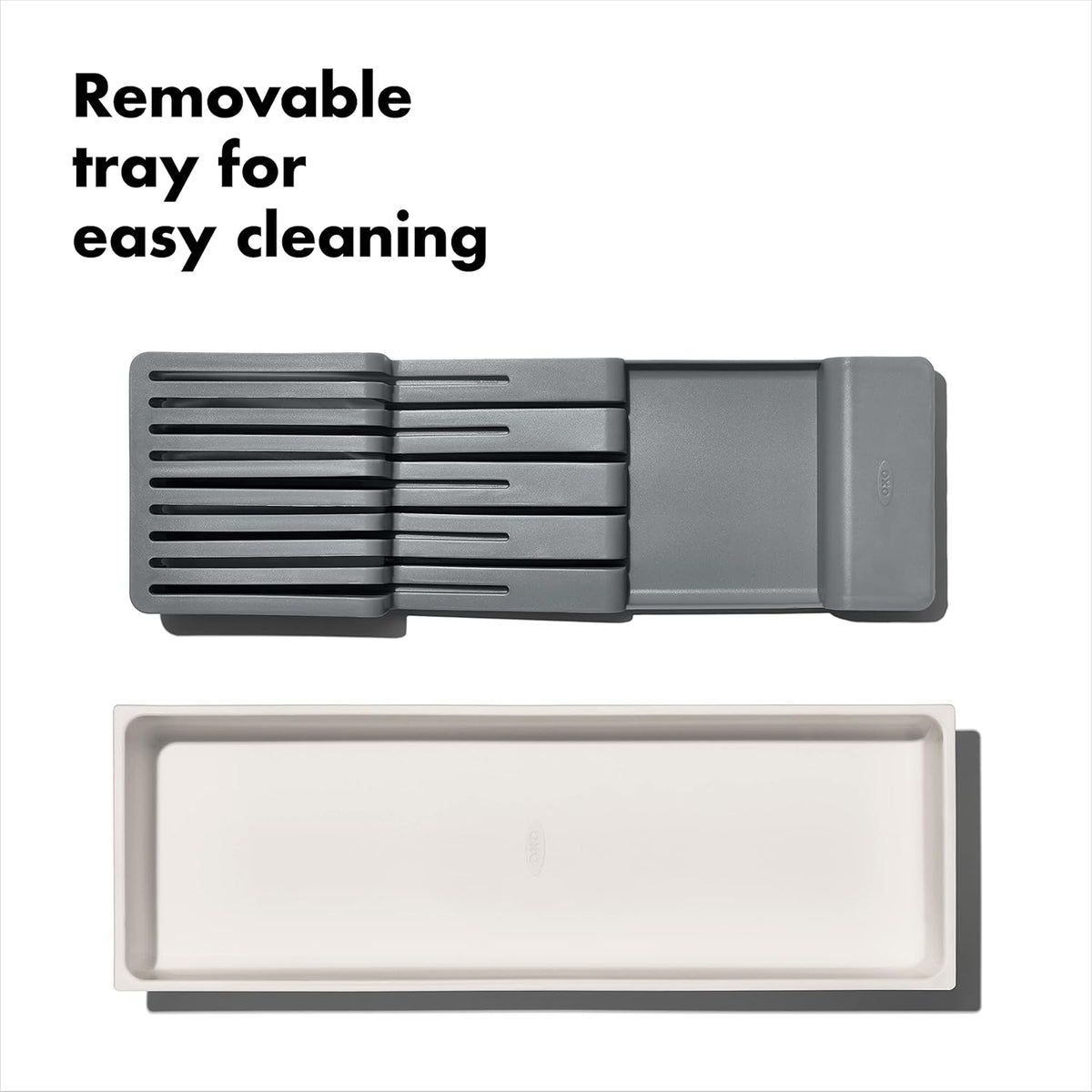 Good Grips Kitchen Drawer, Expandable Utensil Organizer, White