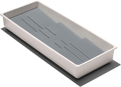 Good Grips Kitchen Drawer, Expandable Utensil Organizer, White