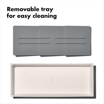 Good Grips Kitchen Drawer, Expandable Utensil Organizer, White