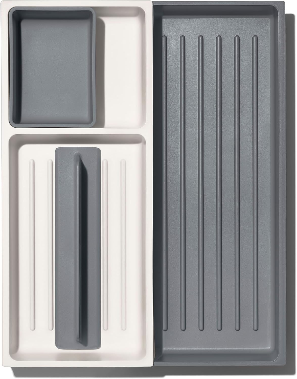 Good Grips Kitchen Drawer, Expandable Utensil Organizer, White