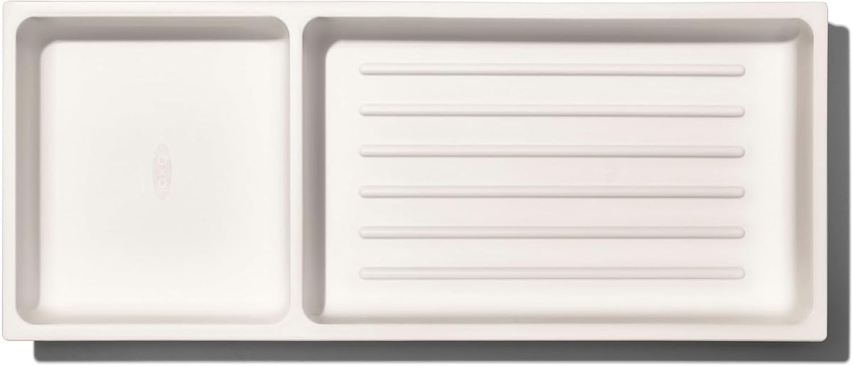 Good Grips Kitchen Drawer, Expandable Utensil Organizer, White