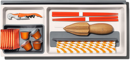 Good Grips Kitchen Drawer, Expandable Utensil Organizer, White