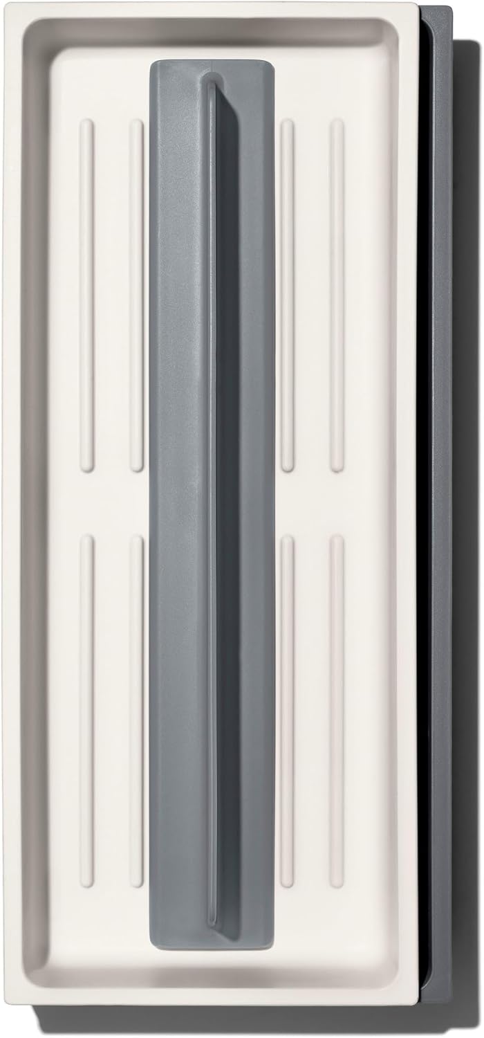 Good Grips Kitchen Drawer, Expandable Utensil Organizer, White