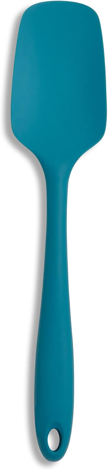 Silicone Basting Brush, Non-Stick, Heat Safe, Shed-Proof Bristles, Turquoise, 1.75-Inches, For Butter, Egg Wash, Glaze, And Baking Prep