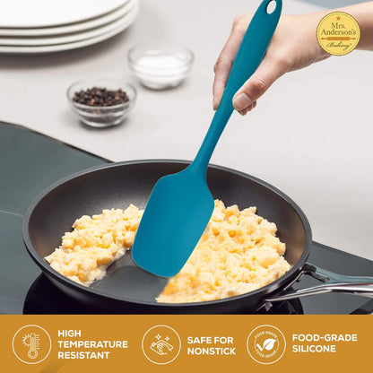 Silicone Basting Brush, Non-Stick, Heat Safe, Shed-Proof Bristles, Turquoise, 1.75-Inches, For Butter, Egg Wash, Glaze, And Baking Prep
