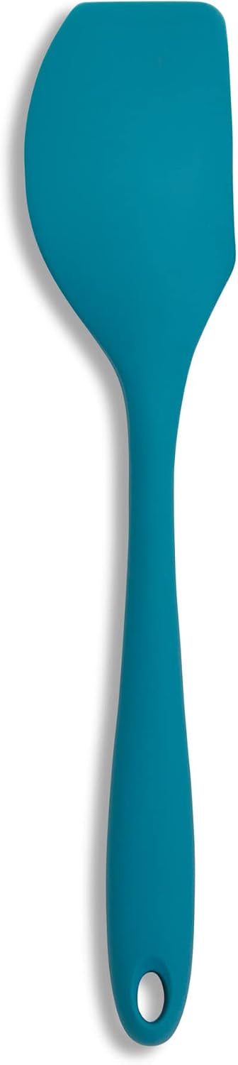 Silicone Basting Brush, Non-Stick, Heat Safe, Shed-Proof Bristles, Turquoise, 1.75-Inches, For Butter, Egg Wash, Glaze, And Baking Prep
