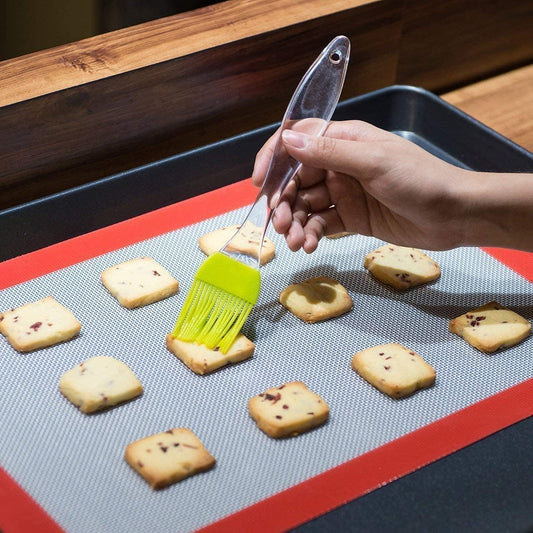 Silicone Basting Pastry & BBQ Brush Set - 5 PCS Silicone BBQ Pastry Oil Brush Turkey Baster,Barbecue Utensil use for Grilling and Marinating (6.89" * 1.28"(L*W))