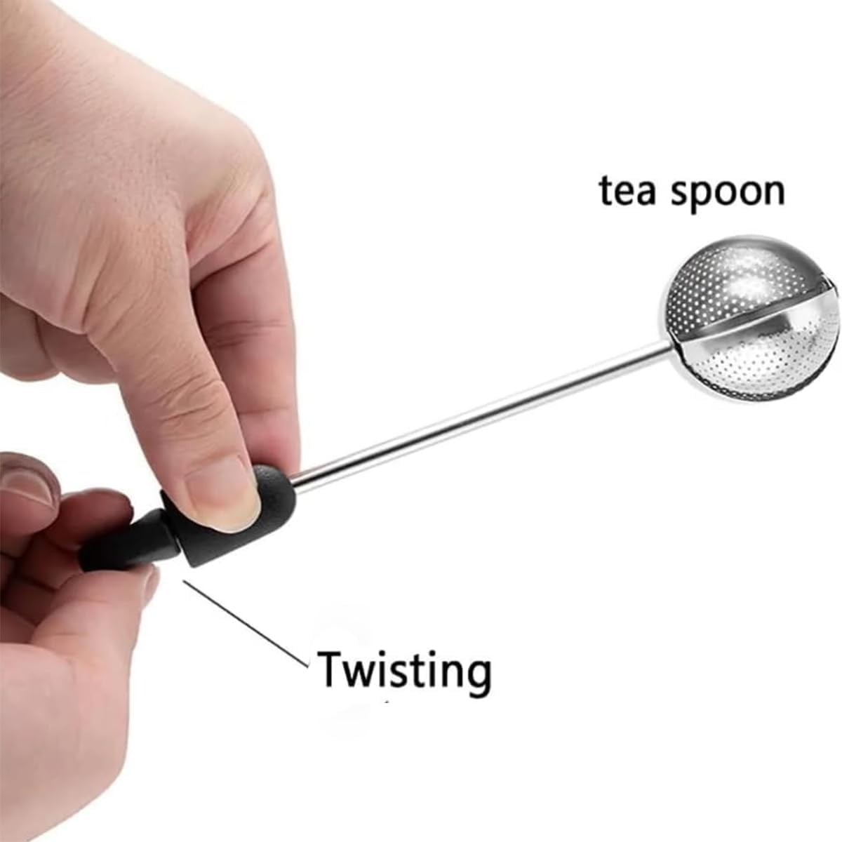 2pack Tea Ball, tea infuser for loose leaf tea, tea strainers for loose tea, stainless steel tea strainer, loose leaf tea steeper, easy clean, tea fine mesh strainer reusable