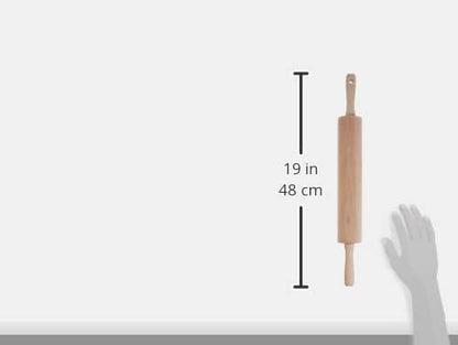 BRP-1 10-1/2-Inch by 2-1/8-Inch Maple Bakers Rolling Pin