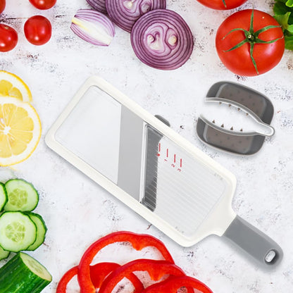 Handheld Mandoline Slicer with 3-Thickness (1mm-3mm) Adjustable Blade