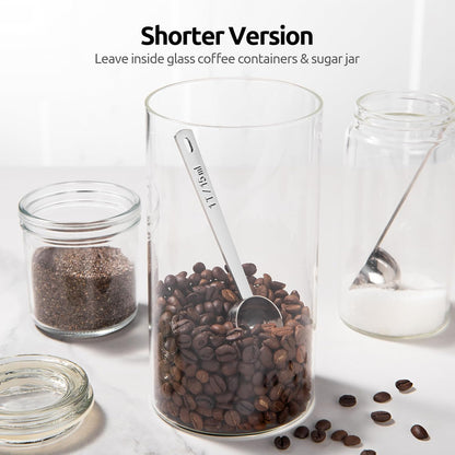 Coffee Scoop 1 Tablespoon, 4.3in Long Handle Tbsp Measuring Spoon