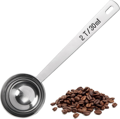 Coffee Scoop 1 Tablespoon, 4.3in Long Handle Tbsp Measuring Spoon