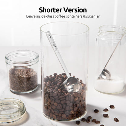 Coffee Scoop 1 Tablespoon, 4.3in Long Handle Tbsp Measuring Spoon
