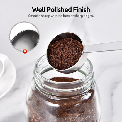 Coffee Scoop 1 Tablespoon, 4.3in Long Handle Tbsp Measuring Spoon