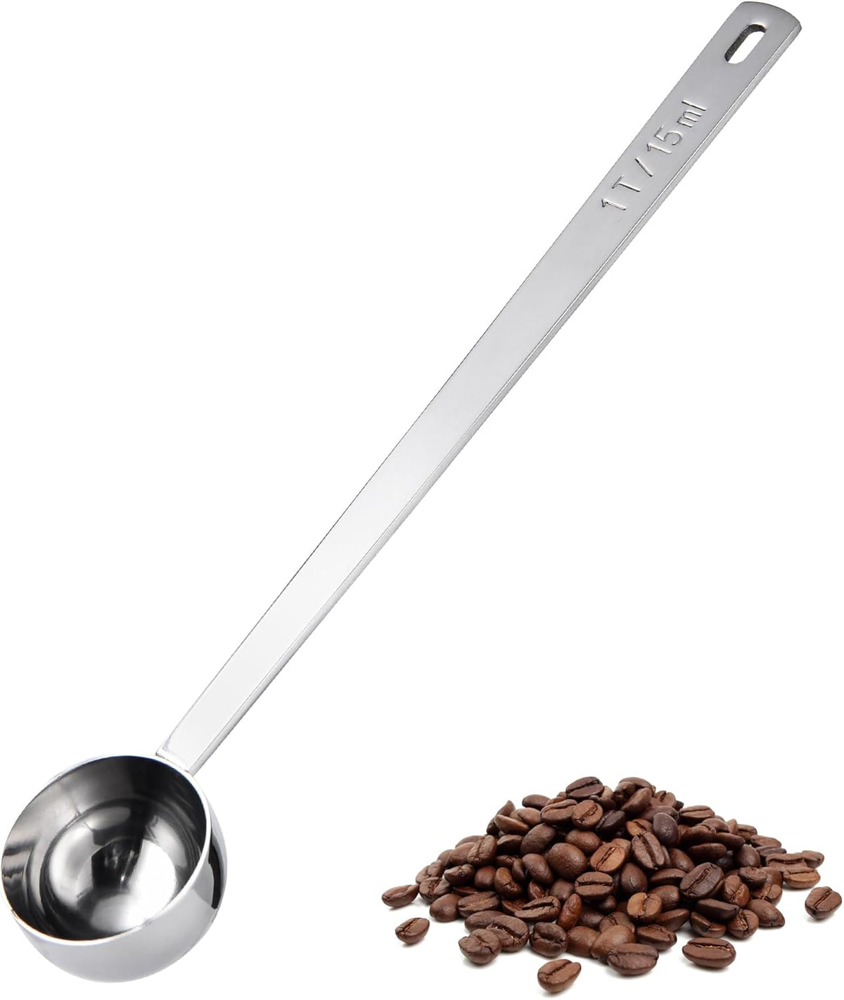 Coffee Scoop 1 Tablespoon, 4.3in Long Handle Tbsp Measuring Spoon