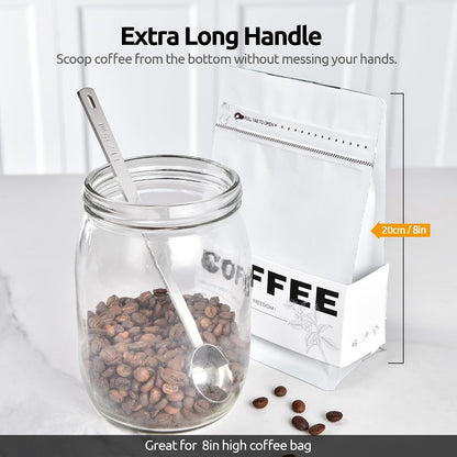 Coffee Scoop 1 Tablespoon, 4.3in Long Handle Tbsp Measuring Spoon