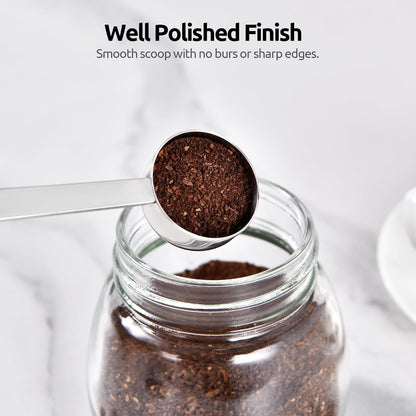 Coffee Scoop 1 Tablespoon, 4.3in Long Handle Tbsp Measuring Spoon