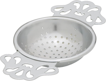 Kitchen Fine Mesh Tea Strainer With Helper Handle, 18/8 Stainless Steel, 2.75-Inch, For Sifting, Straining, And Brewing Tea, Coffee, Or Cocktails