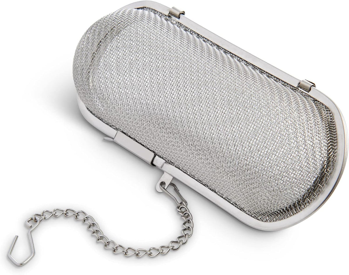 Kitchen Fine Mesh Tea Strainer With Helper Handle, 18/8 Stainless Steel, 2.75-Inch, For Sifting, Straining, And Brewing Tea, Coffee, Or Cocktails