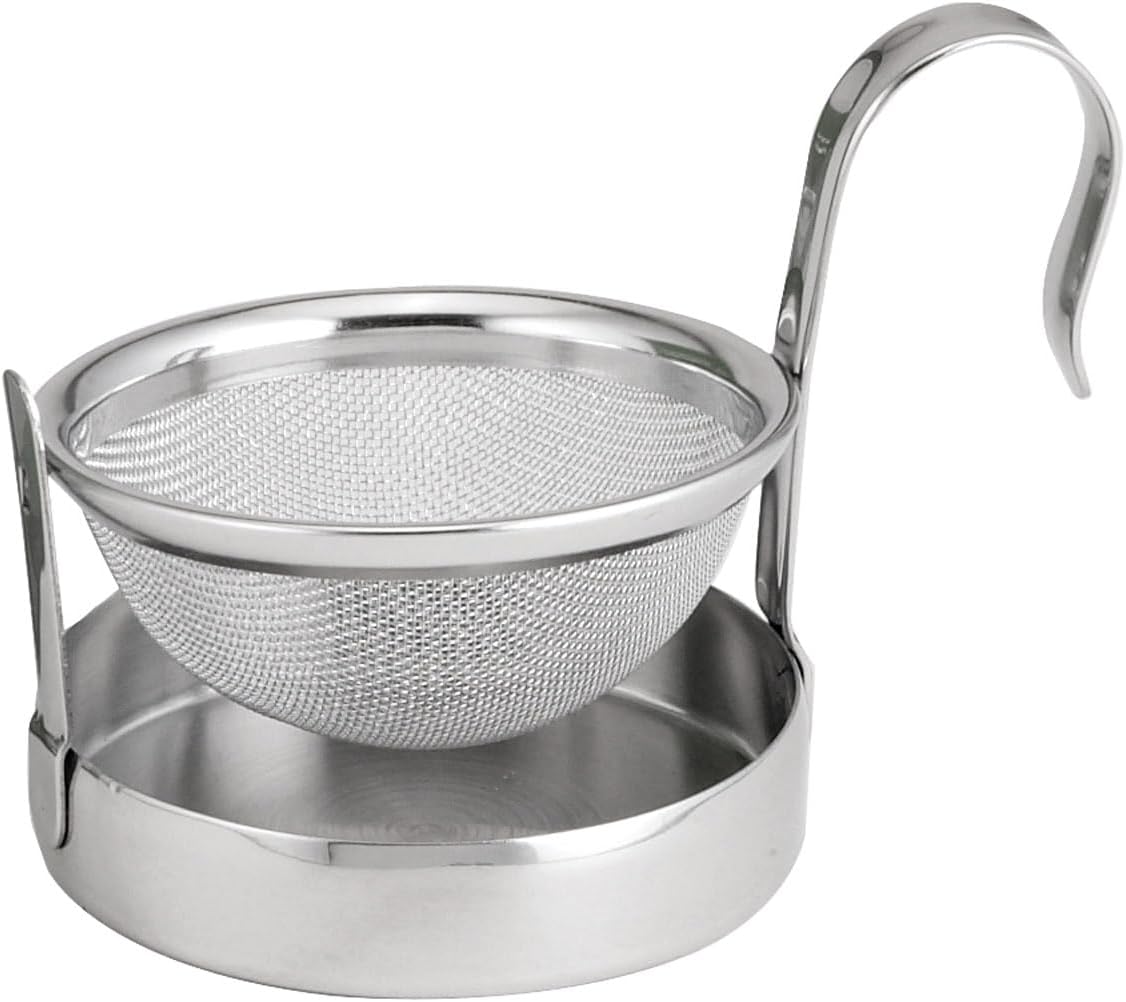 Kitchen Fine Mesh Tea Strainer With Helper Handle, 18/8 Stainless Steel, 2.75-Inch, For Sifting, Straining, And Brewing Tea, Coffee, Or Cocktails