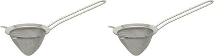 Kitchen Fine Mesh Tea Strainer With Helper Handle, 18/8 Stainless Steel, 2.75-Inch, For Sifting, Straining, And Brewing Tea, Coffee, Or Cocktails